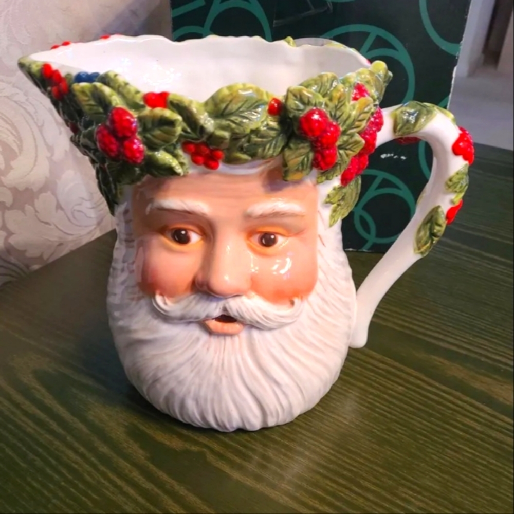 Dept 56 Santa Pitcher 2001 Peggy Toole